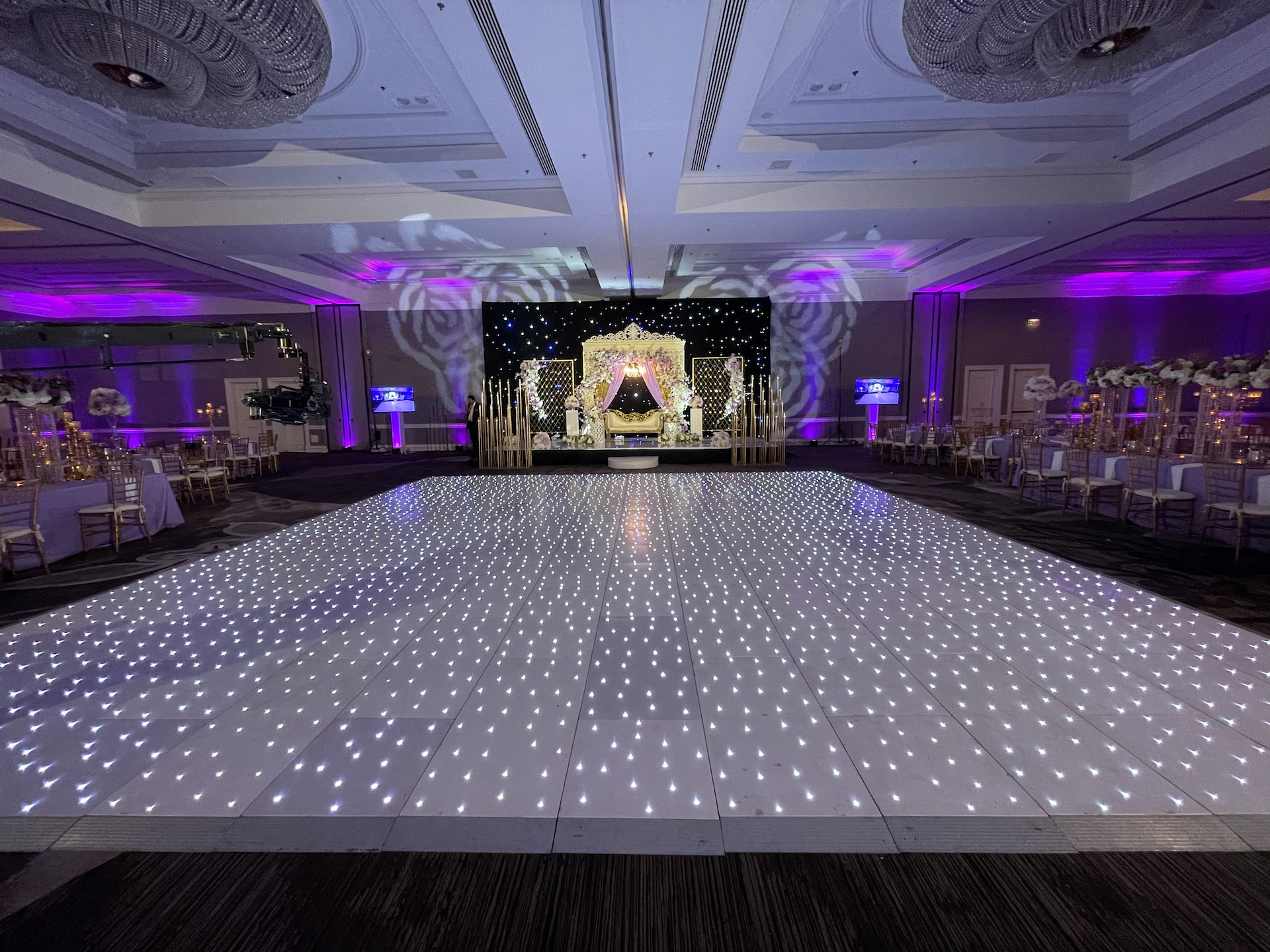 White LED Dance Floor