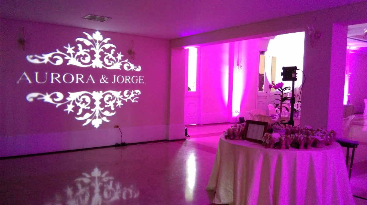 Custom Gobo Monogram